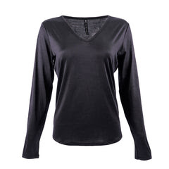 90 Degree by Reflex Women's Woolnex Heather V-Neck Long Sleeve