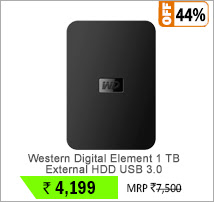 Western Digital Element 1 TB External HDD USB 3.0