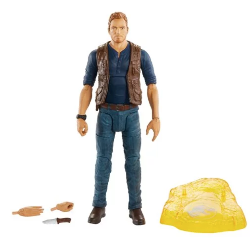 Image of Jurassic World Owen Grady 6-Inch Scale Amber Collection Action Figure