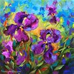 Vanishing Violet Irises and an Ice Storm Rescue Story - Flower Painting Classes and Workshops by Nan - Posted on Monday, February 23, 2015 by Nancy Medina
