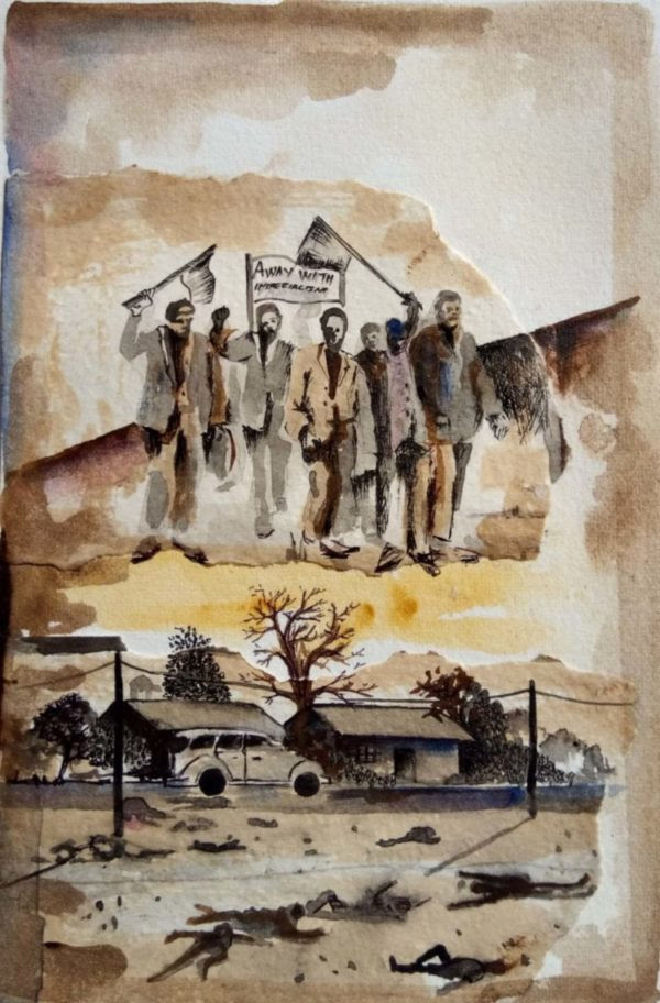 Philani E. Mhlungu (South Africa), Paris Commune 150, 2021.