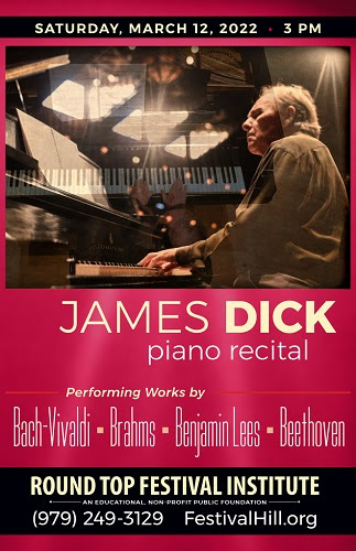 James Dick Recital Poster