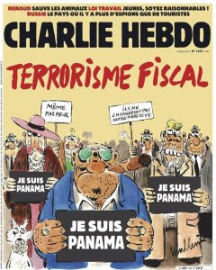 La portada que la revista francesa 'Charlie Hebdo' dedica al asunto de los "papeles de Panamá". Charlie Hebdo/Majorelle Pr