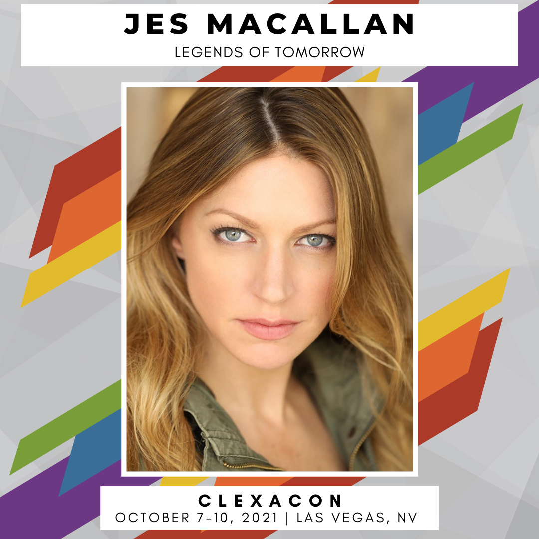 Jes Macallan is coming to ClexaCon 2021
