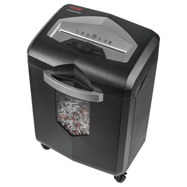 Click to see HSM Shredstar BS12C 12-sheet Cross-cut Continuous Shredder with 5.8-gallon Waste Container larger image
