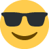 Smiling face with sunglasses 😎