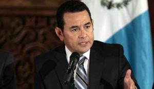 Guatemalan president says his security detail has captured almost 100 Islamic State jihadis