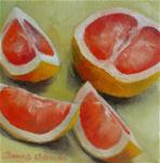 Sliced Ruby Grapefruit - Posted on Saturday, February 21, 2015 by Anne Ducrot