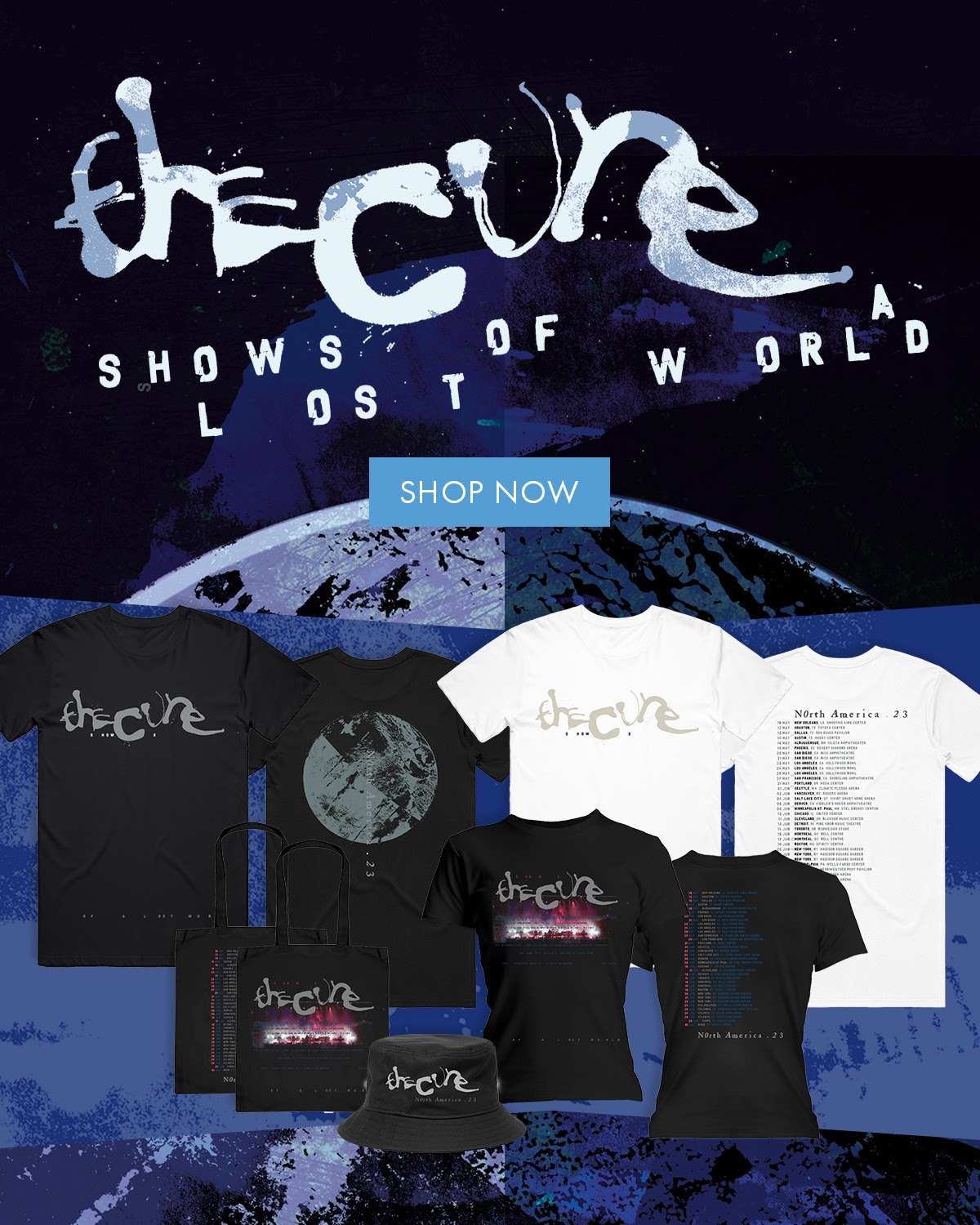 The Cure New Tour Merchandise Available Now • WithGuitars