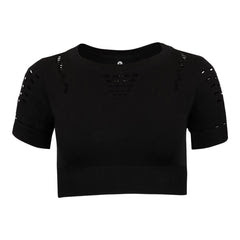 90 Degree by Reflex Women's Short Sleeve Crop Top