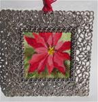 Poinsettia #3 Ornament - Posted on Wednesday, November 26, 2014 by Ruth Stewart