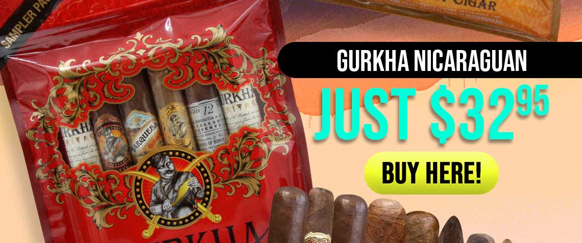 6 Pack Gurkha Nicaraguan Cigar Sampler 6 Pack Gurkha Nicaraguan Sampler
