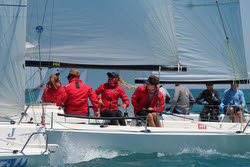 J/70s sailing Chicago YC Verve Cup