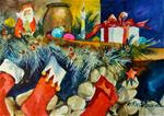 Christmas Cheer-Painting III - Posted on Monday, November 24, 2014 by Kathy Los-Rathburn