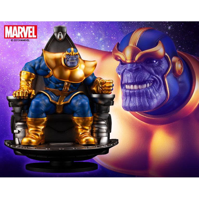 Image of Marvel Thanos On Space Throne Fine Art Statue - MARCH 2020