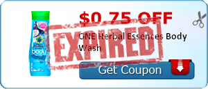 $0.75 off ONE Herbal Essences Body Wash