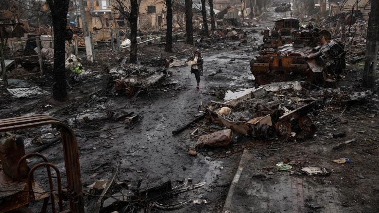 Global outrage mounts as Ukraine accuses retreating Russians of civilian massacre; 