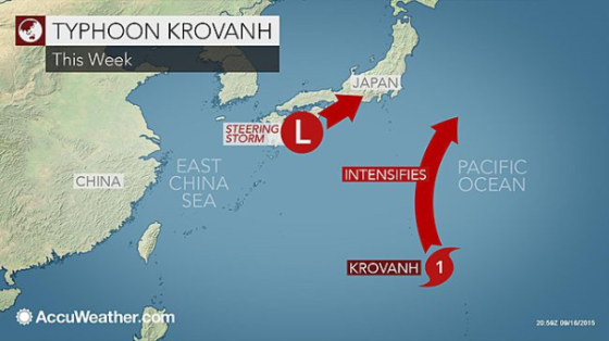 Rain-weary Japan to escape direct hit from Typhoon Krovanh Japan-storm