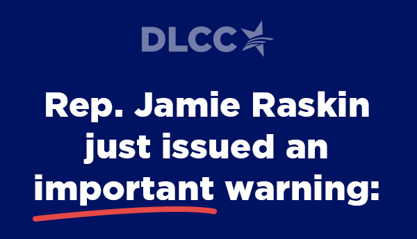Rep. Jamie Raskin just issued an important warning