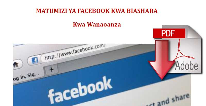 Matumizi ya facebook kwa Biashara
