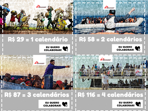 Calendário Médicos Sem Fronteiras 2017