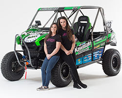 Kawasaki Teryx Girls Sara Price and Erica Sacks ready for 2016 KOH