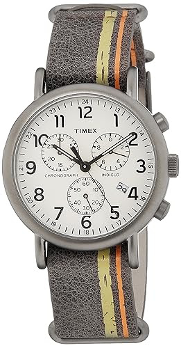 Timex Weekender Chronograph Off-White Dial Men's Watch for Rs. 1999.0 at Amazon India