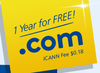 Get free .com domain name f...