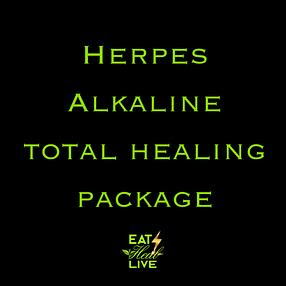 Herpes Alkaline total healing package plus