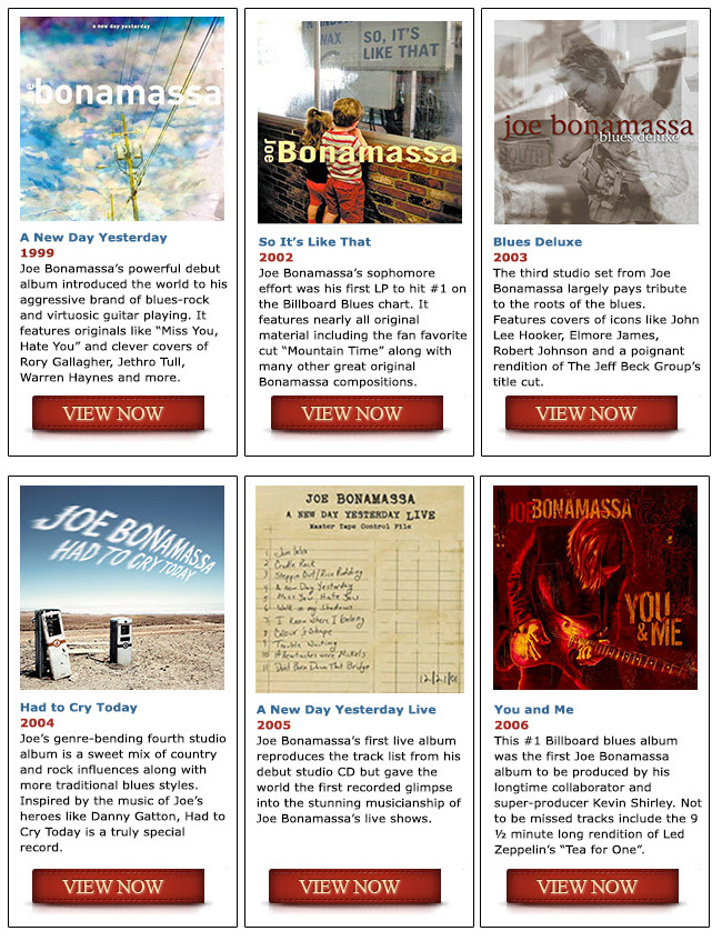 Joe Bonamassa - Discography