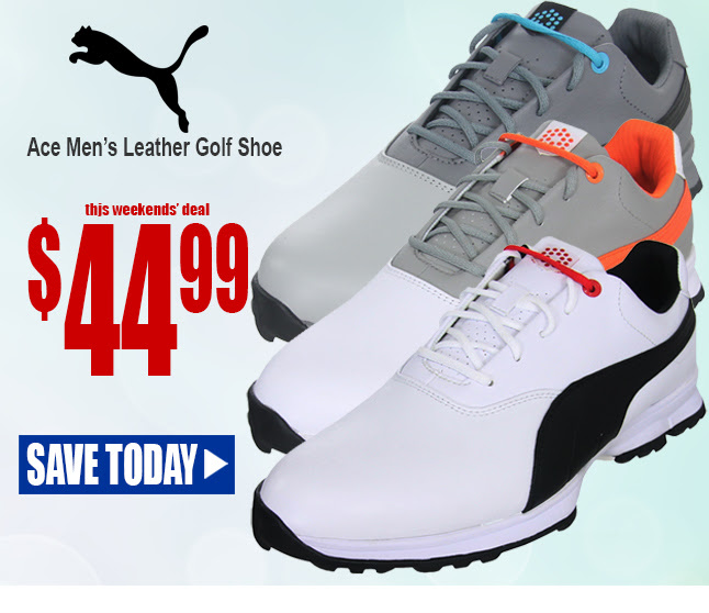 PUMA Ace Men's Leather Golf Shoes $44.99! This Weekend's Deal