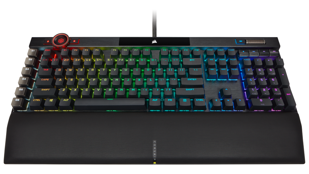 CORSAIR introduces the CORSAIR K100 RGB today, featuring AXON Hyper ...