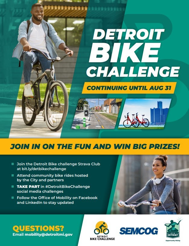 Detroit Bike challenge flyer