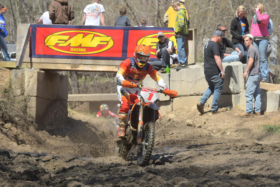 Kailub Russell came through second overall at the 20th Annual FMF Steele Creek GNCC.