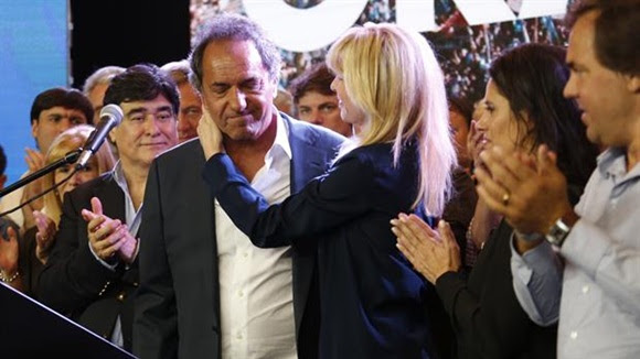 Daniel Scioli reiteró que colaborará con lo que pueda en el próximo gobierno.Foto:LA NACION/Fernando Massobrio.