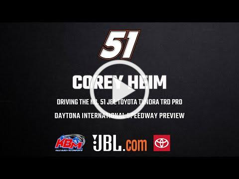 Corey Heim | Daytona International Speedway Preview