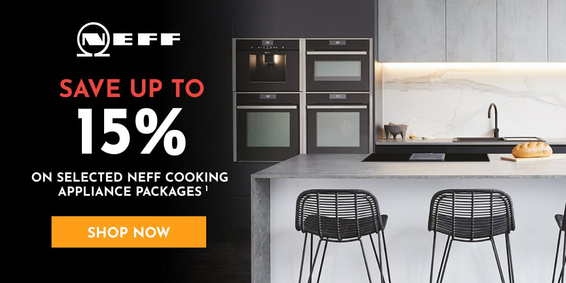 NEFF. Save up to 15% on selected NEFF cooking appliance packages (1). Shop Now