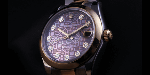 Rolex Datejust Midsize Steel Yellow Gold MOP Diamond Ladies Watch