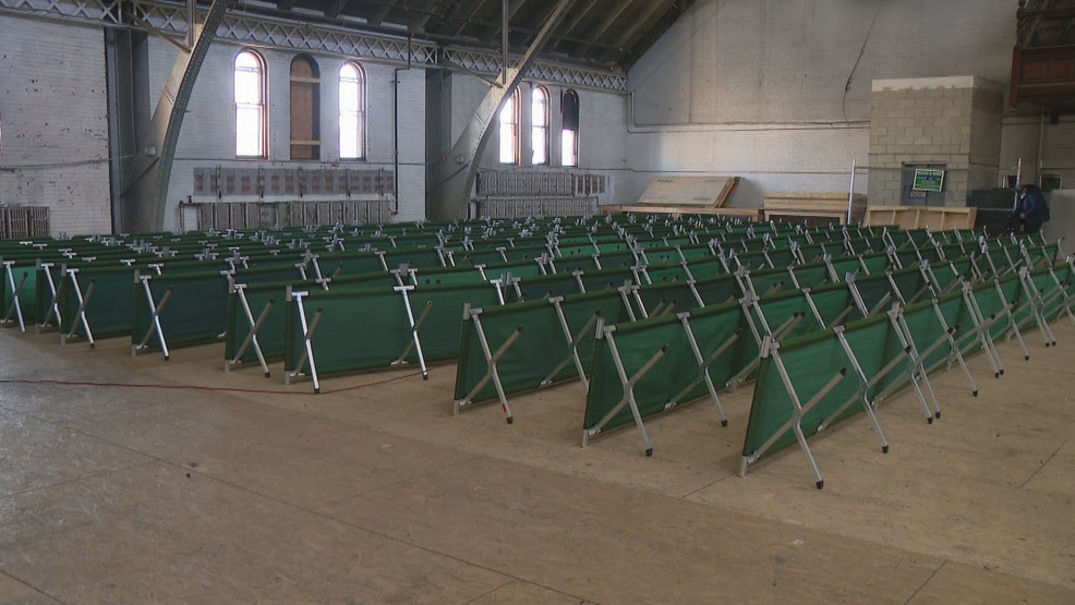  Cranston Street Armory warming station prepares for at least 200 as dangerous cold sets in
