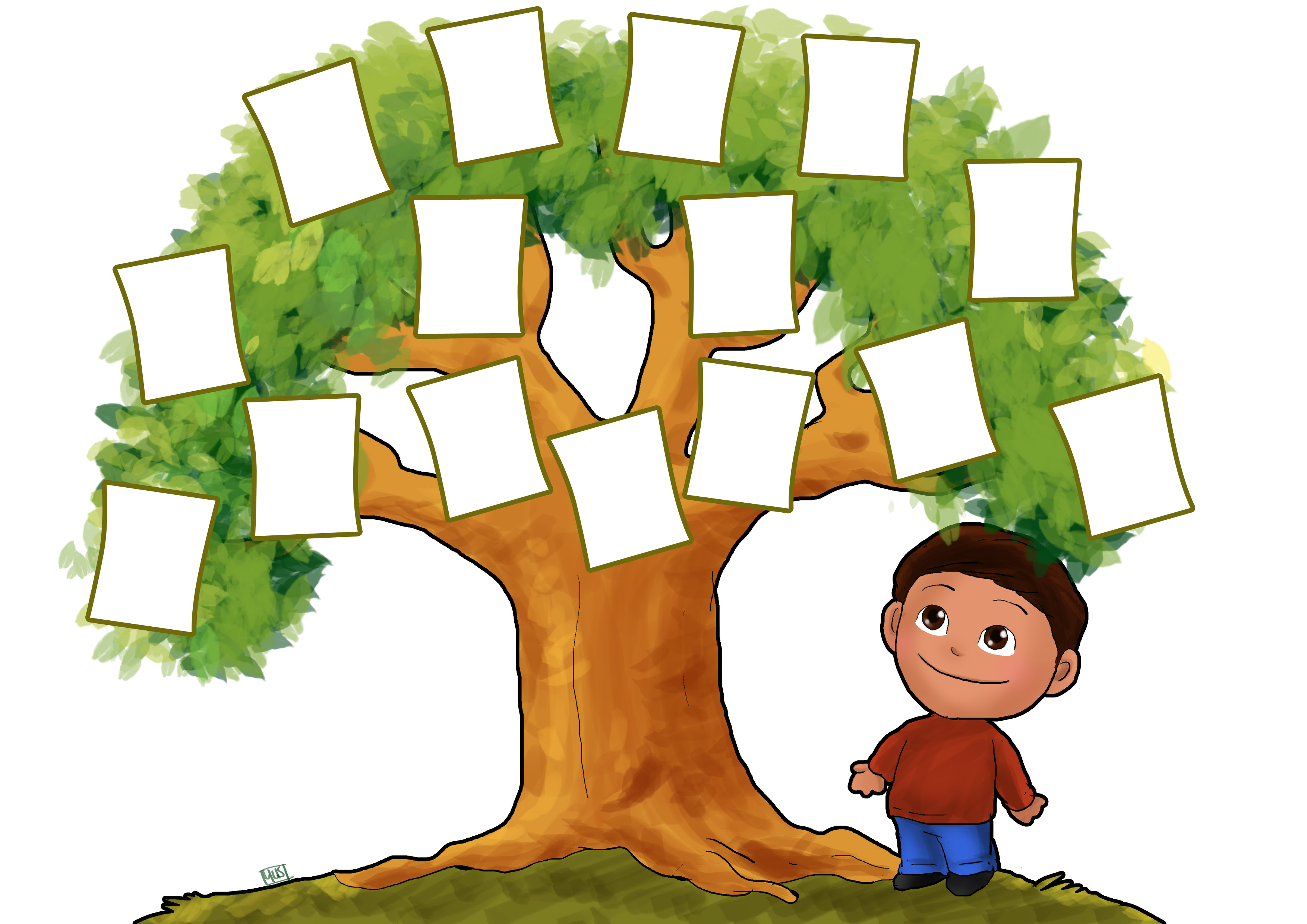 Family Tree For Kids Template ClipArt Best