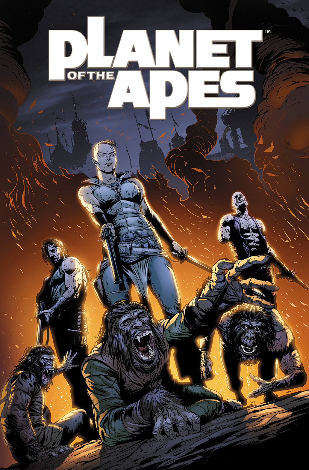 PLANET OF THE APES VOL. 5 TP Cover by Marek Oleksicki