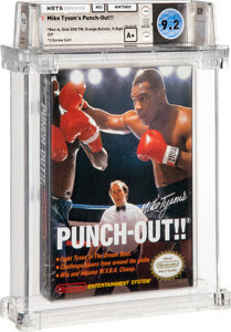 Mike Tyson's Punch-Out!! - Wata 9.2 A+ Sealed [Oval SOQ TM, 1989 Box, Later Production], NES Nintendo 1987 USA