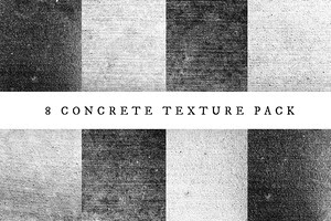 8 Concrete Texture Pack