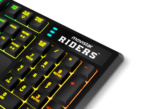 Movistar Riders: nuevo teclado mecánico y ratón de KROM 2
