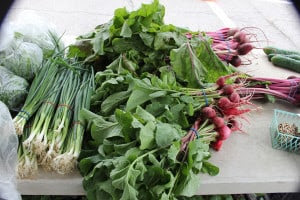 Get your fresh veggies at the Bushel Basket Farmers Market Wednesday. 