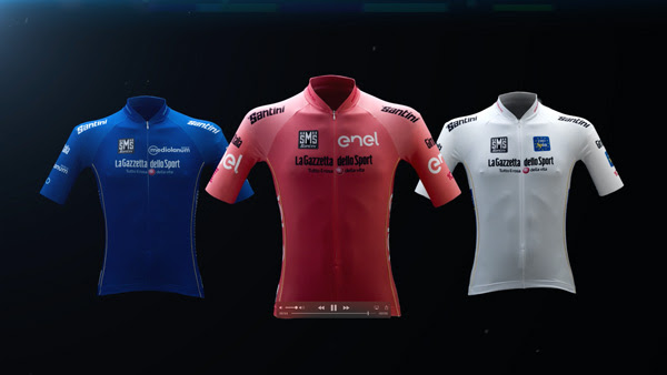 nuove maglie del Giro d'Italia