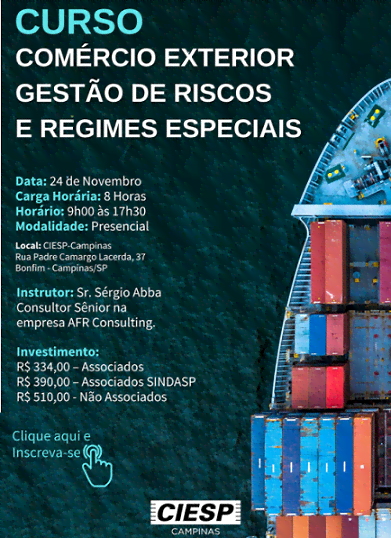 CURSO CIESP - Comercio Exterior Gestão de Riscos e