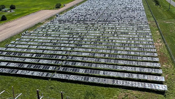 Major Hail Storm Destroys an Entire Solar Farm Taking Down a Community's Power Sources
