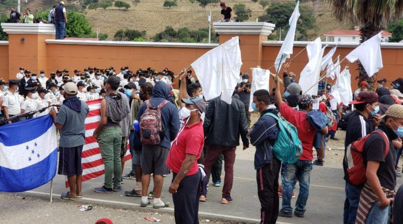 caravana migrante sigue su marcha