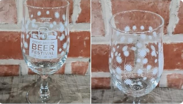 CAMRA has been blasted for this 'tasteless and insensitive' Covid-themed pint glass for its 2020 beer festival glasses.